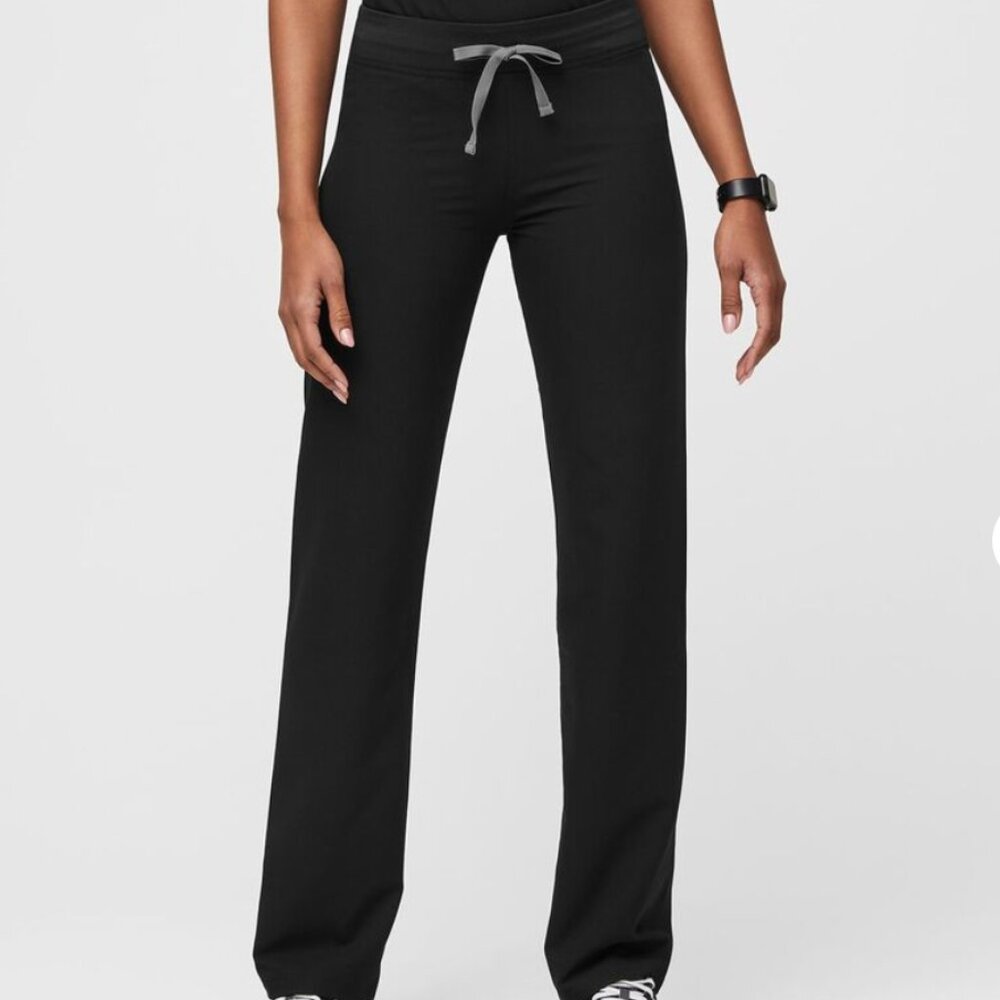 COPY - FIGs Black Livingston Basic Scrub Pants - S Petite